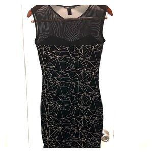 Geometric print dress